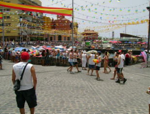 I mitten på juli är det fest i Puerto de la Cruz